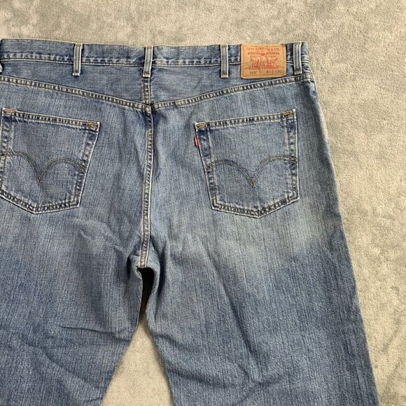 Vintage Levis 569 Jeans Men 44x26 Loose Straight Fit Blue Denim Y2K 2004 Relaxed - Picture 13 of 13